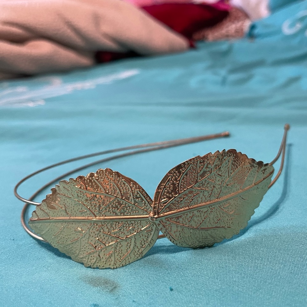 Gold Leaves headband